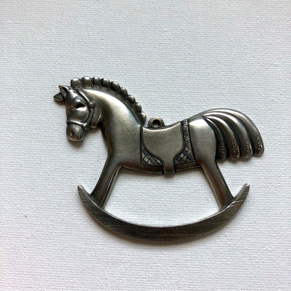 Hampshire Pewter Hobby Horse Ornament